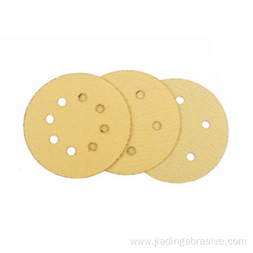 5 inch yellow abrasive sanding paper discs